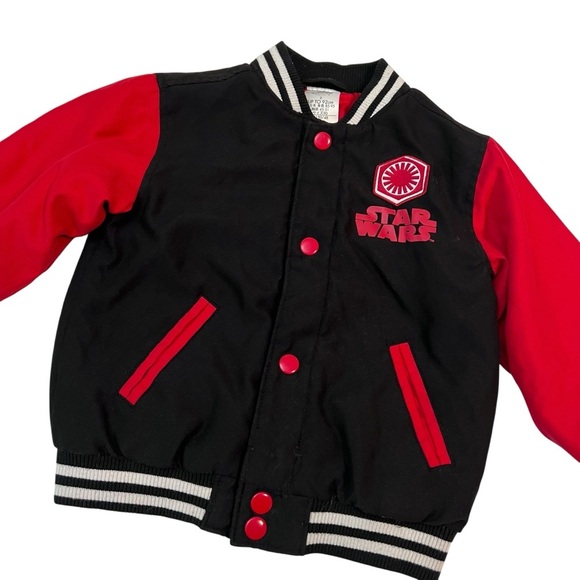 Disney Store Star Wars Kylo Ren Toddler Varsity Jacket Size 2 - Picture 2 of 8